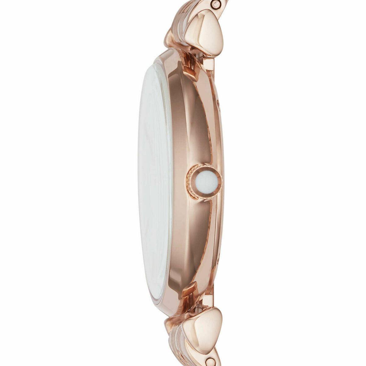 Emporio Armani AR11110 Gianni T-Bar Rose-Gold Tone Women's Watch - Watch Home™ Emporio Armani AR11110 Gianni T-Bar Rose-Gold Tone Women's Watch - Watch Home™